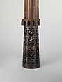 Drum (Pahu), Wood, sharkskin, fiber, Austral Islanders
