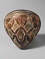 Sago Bowl (Kamana), Ceramic, paint, Sawos people