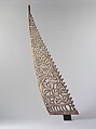 Kora ulu (canoe prow board), Tanimbar Islands artist, Wood, Tanimbar Islands
