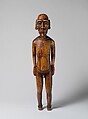 Male Figure (Moai Tangata), Wood, obsidian, bone, Rapa Nui people