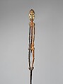 Lime spatula (Tap), Wood, paint, Iatmul people