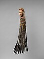 Warrior's Neck Ornament, Wood, paint, frigate bird feathers, fiber, parinarium-nut paste, Admiralty Islands