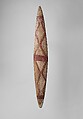 Parrying Shield (Mulgani [?]), Wood, paint, Lower Murray River region