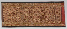 Kain kebat (women’s skirt), Kantu' artist, Cotton, Kantu' people