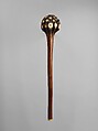 Club (Vunikau Vulibuli Vonotabua or Dromu Vonotabua), Wood, whale  ivory, Fijian