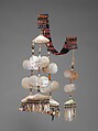 Sipattal (chest ornament), Isneg artist, Pearl shell, cowrie shells, glass beads, metal, horn, fiber, dog teeth, Isneg