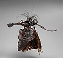 Mask (Buk, Krar, or Kara), Turtle shell, wood, cassowary feathers, fiber, resin, shell, paint, Torres Strait Islander