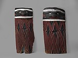 Doorboards (Jovo or Tale), Wood, paint, Kanak people