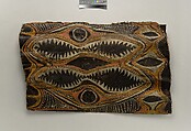 Painting from a Ceremonial House Ceiling, Fetumbok, Wanyi, Sago palm petiole, paint, Kwoma, Wanyi clan