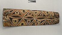 Painting from a Ceremonial House Ceiling, Kulumb, Simberaga Wanyi, Sago palm petiole, paint, Kwoma, Wanyi clan
