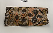 Painting from a Ceremonial House Ceiling, Fetumbok, Wanyi, Sago palm spathe, paint, Kwoma, Wanyi clan
