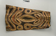 Painting from a Ceremonial House Ceiling, Kulumb, Simberaga Wanyi, Sago palm spathe, paint, Kwoma, Wanyi clan