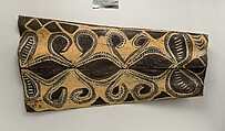 Painting from a Ceremonial House Ceiling, Yuanei, Abgwala Kalaba, Sago palm spathe, paint, Kwoma, Abgwala Kalaba clan