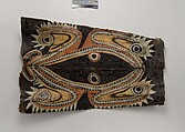 Painting from a Ceremonial House Ceiling, Kwarandjindji, Kalaba, Sago palm spathe, paint, Kwoma, Kalaba clan