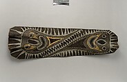 Painting from a Ceremonial House Ceiling, Mburrnggei, Amachi-Kalaba, Sago palm spathe, paint, Kwoma, Amachi-Kalaba clan