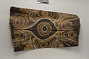 Painting from a Ceremonial House Ceiling, Kwarandjindji, Kalaba, Sago palm spathe, paint, Kwoma, Kalaba clan