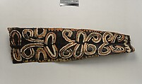 Painting from a Ceremonial House Ceiling, Naualinggai, Kalaba, Sago palm spathe, paint, Kwoma