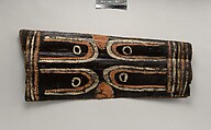 Painting from a Ceremonial House Ceiling, Naualinggai, Kalaba, Sago palm spathe, paint, Kwoma