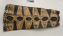 Painting from a Ceremonial House Ceiling, Yuanei, Abgwala Kalaba, Sago palm spathe, paint, Kwoma, Abgwala Kalaba clan