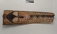 Painting from a Ceremonial House Ceiling, Artists of Mariwai Village  Papua New Guinea, Sago palm spathe, paint, Kawaka (?)