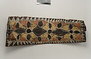 Painting from a Ceremonial House Ceiling, Abwiyeti, Wanyi, Sago palm spathe, paint, Kwoma