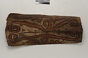 Painting from a Ceremonial House Ceiling, Sago palm petiole, paint, Yinibu people