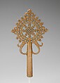 Mäsqälä qǝddase (liturgical cross), Northern Highlands artist, Copper, Central or Northern Highlands region