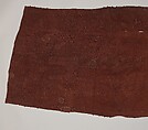 Woman's Ceremonial Skirt, Raffia palm fiber, natural dye, Kuba peoples