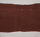 Woman's Ceremonial Skirt, Raffia palm fiber, natural dye, Kuba peoples