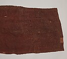 Woman's Ceremonial Skirt, Raffia palm fiber, natural dye, Kuba peoples