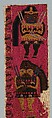 Border Fragment, Camelid hair, cotton, Paracas