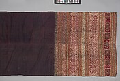 Shoulder Cloth (Selendang), Silk, metal wrapped thread, Sumatra