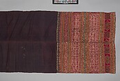 Shoulder Cloth (Selendang), Silk, metal wrapped thread, Sumatra