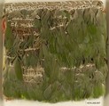 Miniature Dress, Cotton, feathers, Ica
