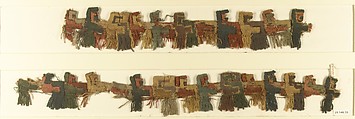Border Fragments, Camelid hair, Nasca