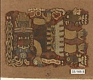 Embroidered Mantle Fragment, Camelid hair, Paracas
