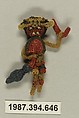 Border Fragment, Figure, Camelid hair, Nasca