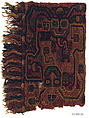 Embroidered Border Fragment, Camelid hair, cotton, Paracas