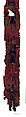 Embroidered Border Fragment, Camelid hair, cotton, Paracas