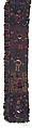 Embroidered Border Fragment, Camelid hair, cotton, Paracas