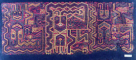 Embroidered Border Fragment, Camelid hair, Paracas