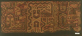 Embroidered Border Fragment, Camelid hair, Paracas