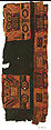 Embroidered Mantle Fragment, Camelid hair, Paracas