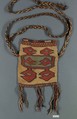 Tapestry Bag with Fringes, Camelid hair, Nasca