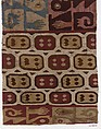 Tunic Fragment, Camelid hair, cotton, Wari
