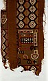 Tunic Fragment, Cotton, camelid hair, Peruvian