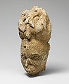 Figure: Head, Soapstone, Yoruba peoples