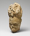 Figure: Head, Soapstone, Yoruba peoples