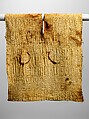 Feathered tabard, Chimú artist(s), Cotton, feathers, Chimú