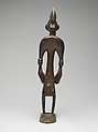 Madebili (ambivalent spirit) altar figure, Senufo artist, Wood, pigment, Senufo peoples